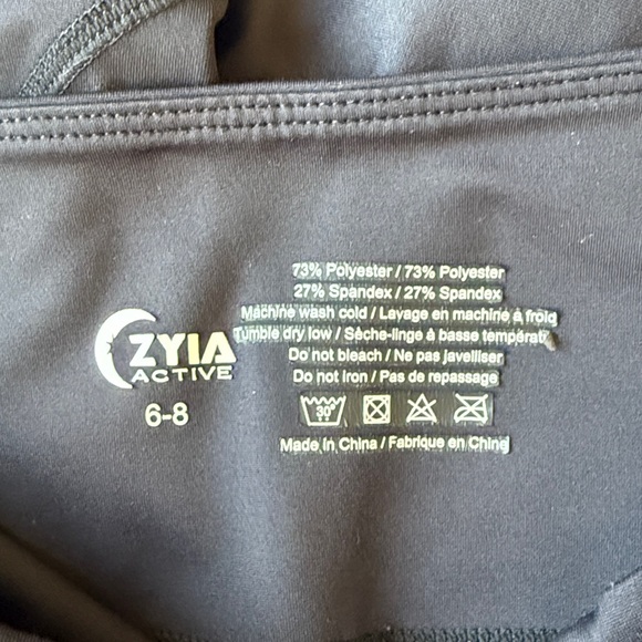 ZYIA ACTIVE Chic Black Women's Leggings - Picture 4 of 7